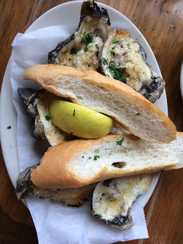 Grilled oysters. So good. 